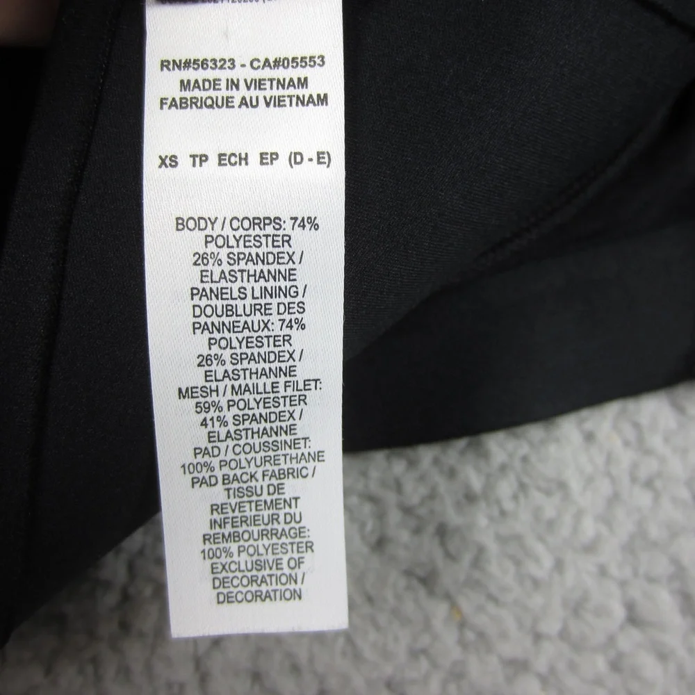 Nike DRI-FIT Sport Bra womens XS Black Stretchy Comfy Gym Yoga Run Comfy - Picture 13 of 16